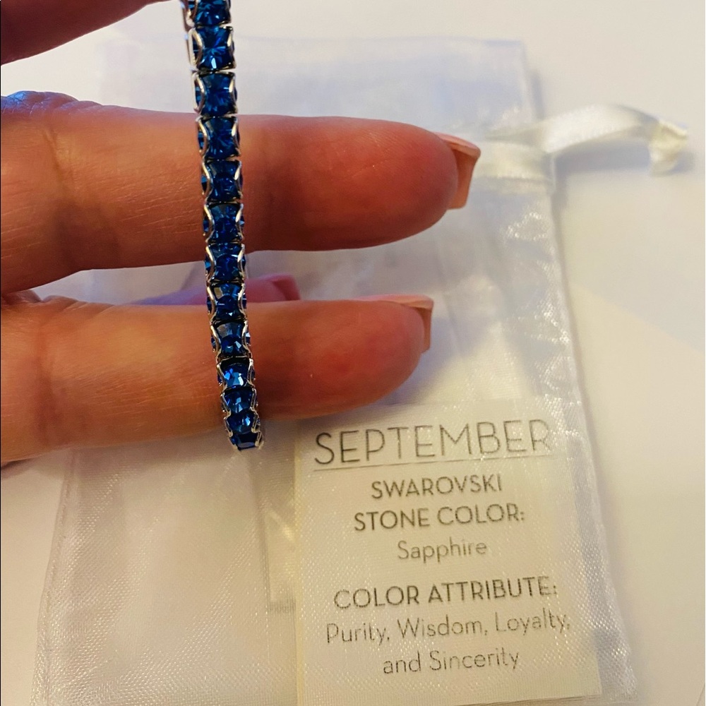 Touchstone crystal stretch bracelet… September